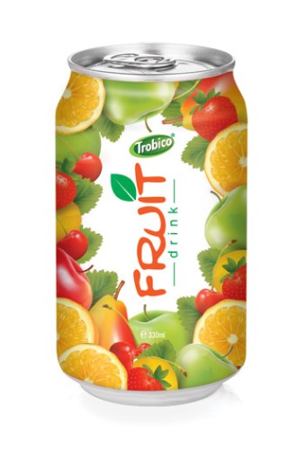 Trobico fruit drink alu can 330ml